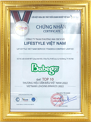 Sữa non Babego lọt Top 10 thương hiệu dẫn đầu Việt Nam