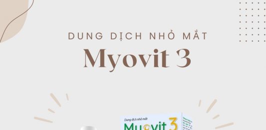 Dung dịch nhỏ mắt Myovit 3