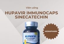 Viên uống Hupavir Immunocaps Sinecatechin